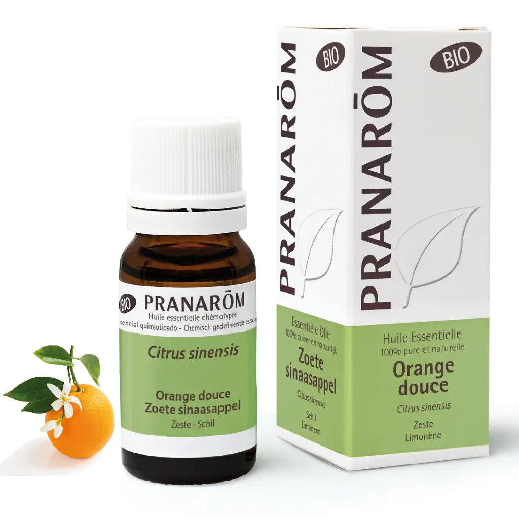 Huile essentielle biologique Orange douce 10mL Pranarōm