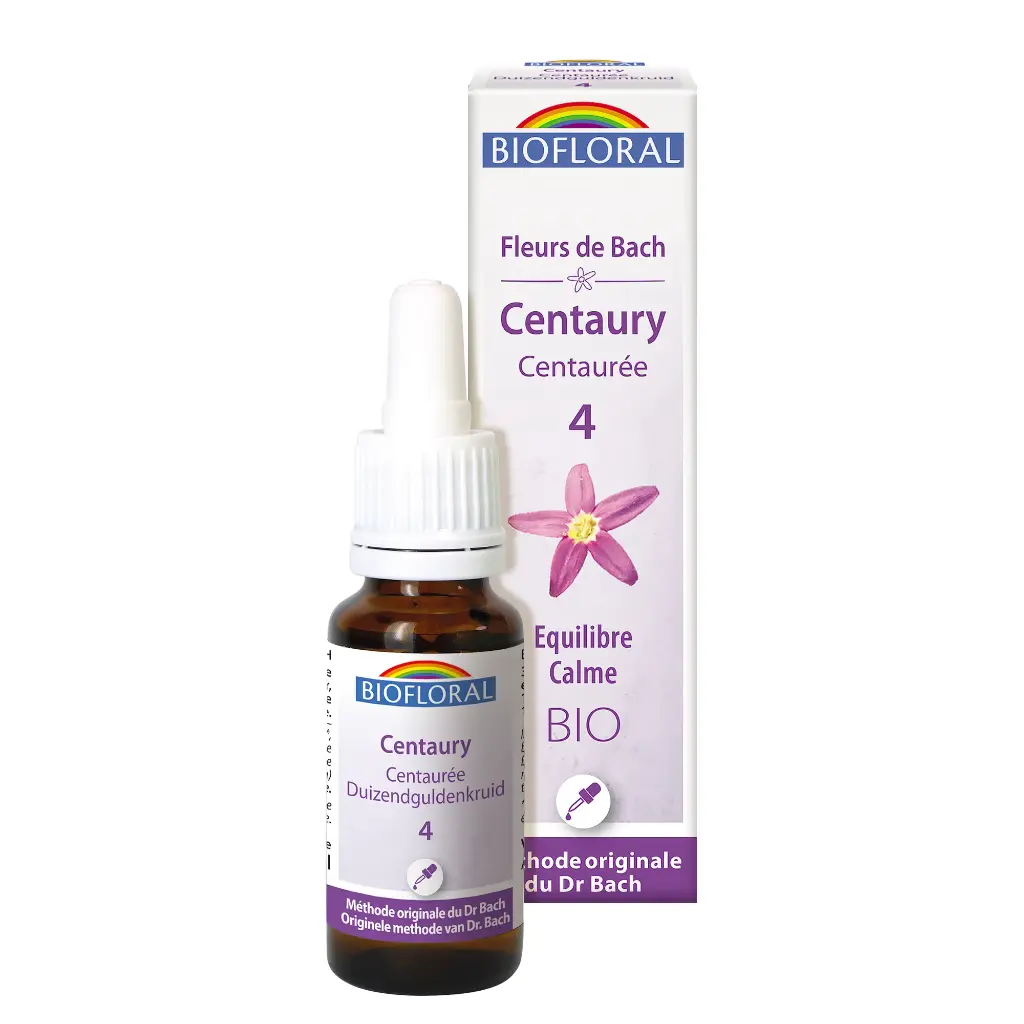 Fleur de Bach Biofloral Centaury - Centaurée 4