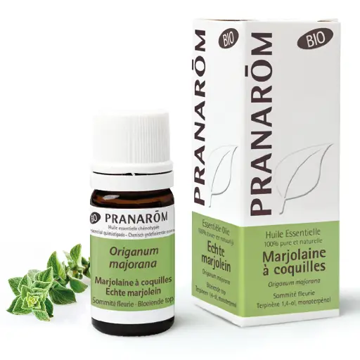 Huile essentielle biologique Marjolaine à coquilles 10mL Pranarōm