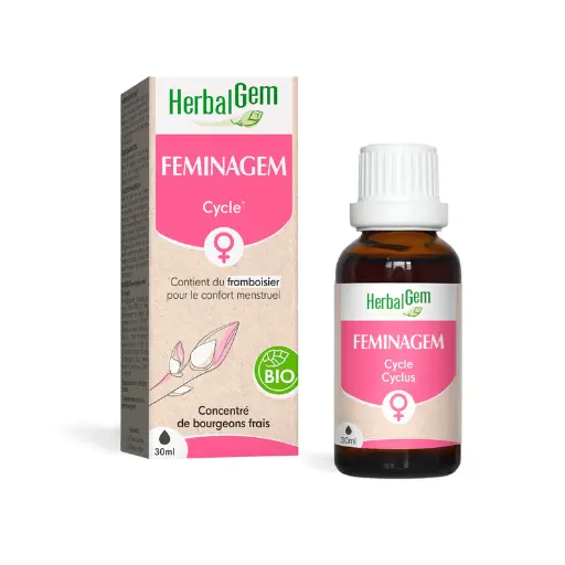 Complexe Féminagem Bio 30mL - cycle menstruel confortable HerbalGem