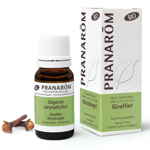 Huile essentielle biologique Giroflier 10mL Pranarōm