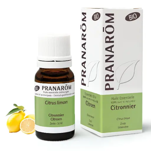 Huile essentielle biologique Citronnier 10mL Pranarōm