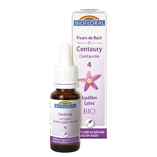 Fleur de Bach Biofloral Centaury - Centaurée 4