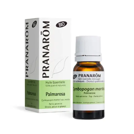 Huile essentielle biologique Palmarosa 10mL Pranarōm