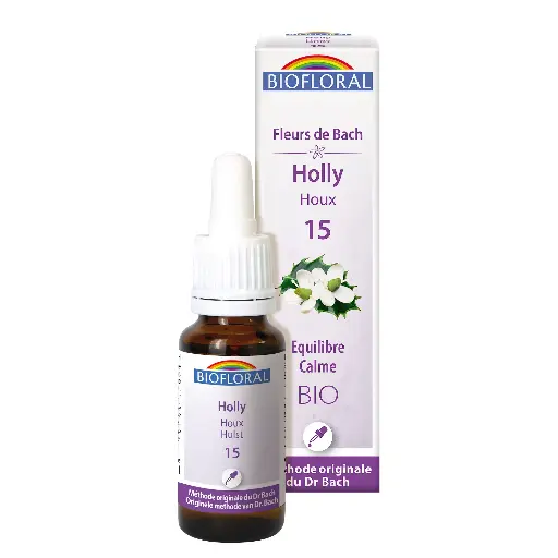 Fleur de Bach Biofloral Holly - Houx 15
