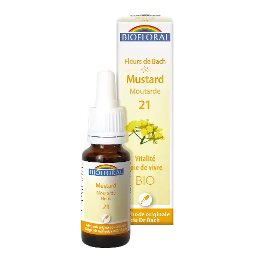Fleur de Bach Biofloral Mustard - Moutarde 21