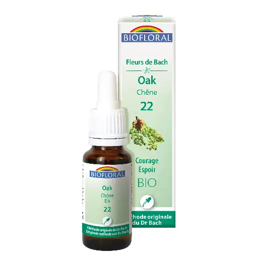 Fleur de Bach Biofloral Oak - Chêne 22